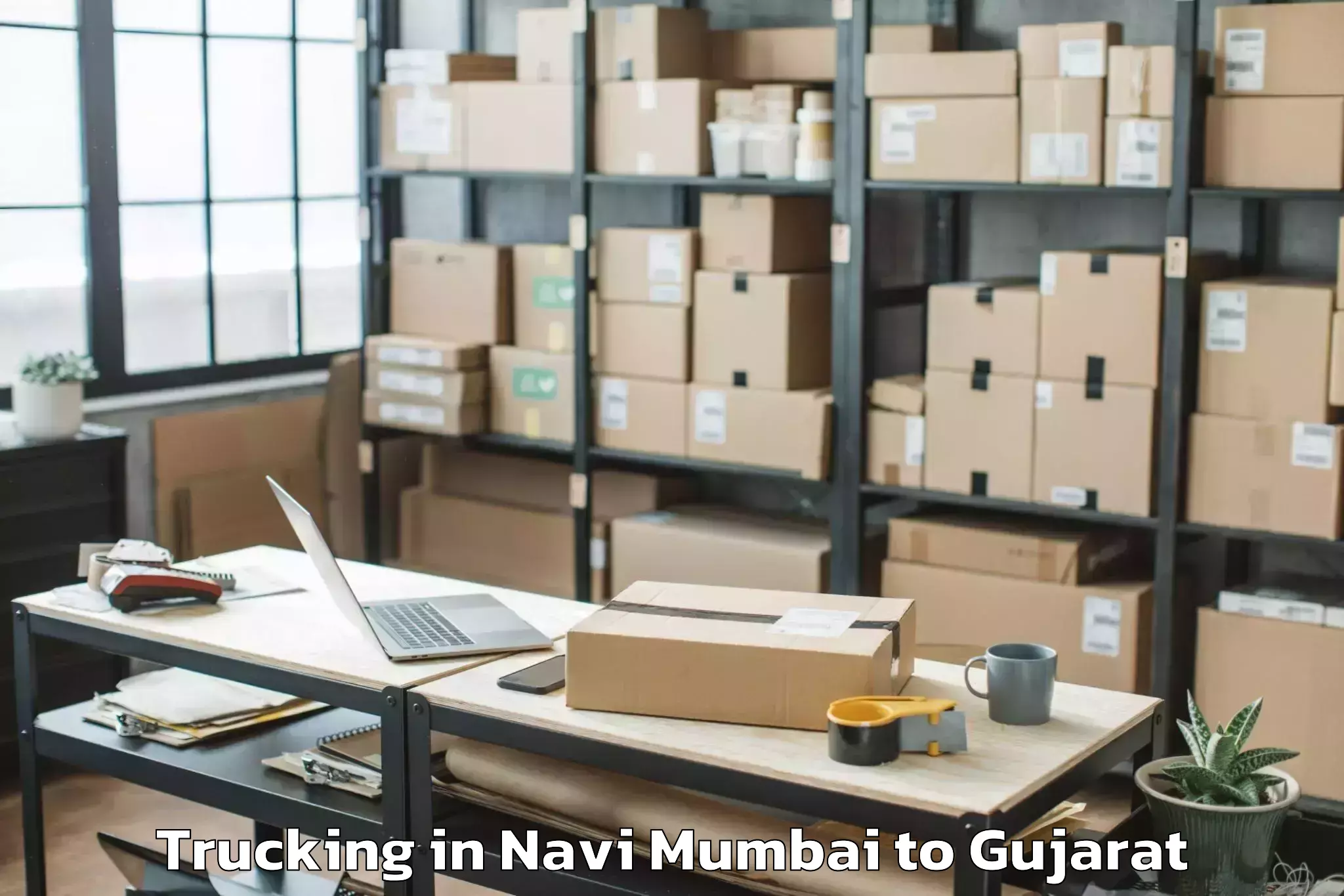 Navi Mumbai to Ahmadabad City Trucking